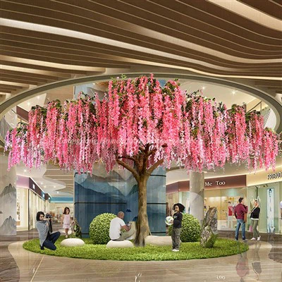 Grande réplique d'arbre à glycine