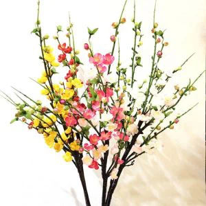 Artificielle grande fleur de prunier Real Touch