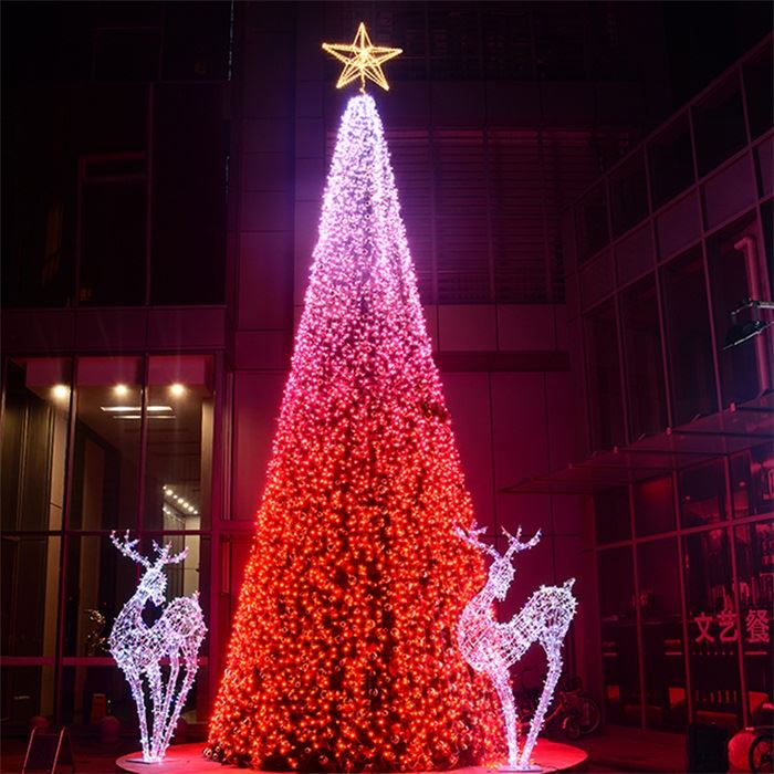 Luxury Giant Outdoor Waterproof Christmas Tree Decoration