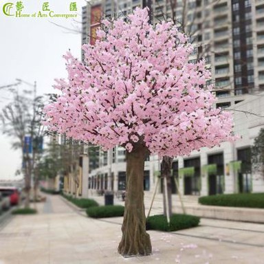 Branches artificielles de cerisier rose